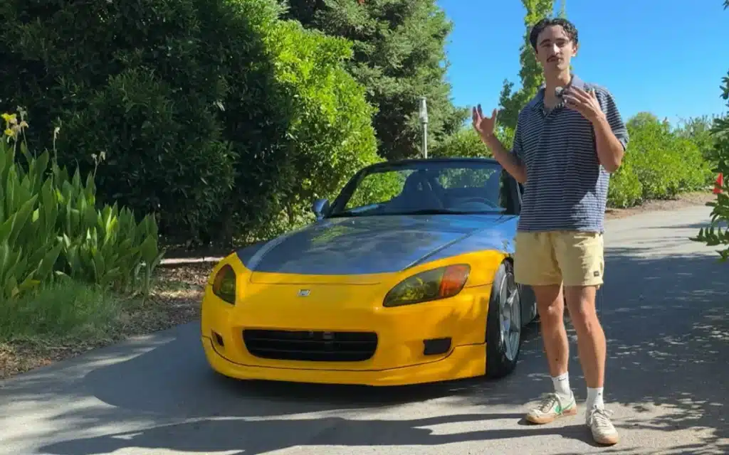 YouTuber Mellow Conner’s $300 DIY wrap on his Honda S2000 turned into a two-day battle with bubbles, heat guns, and stubborn optimism
