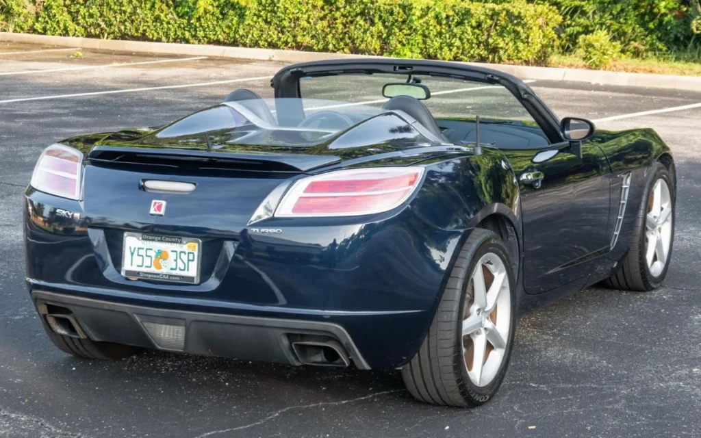 A Saturn Sky Red Line convertible sold in Florida for just $6,300 - barely half its usual value for a turbocharged manual roadster