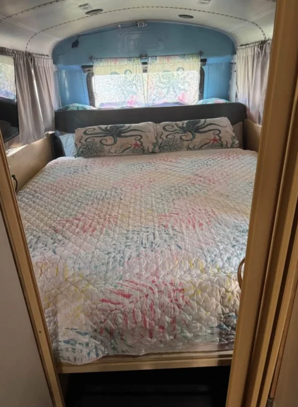 Someone in Florida converted this classic school bus into a unique RV and it looks absolutely awesome