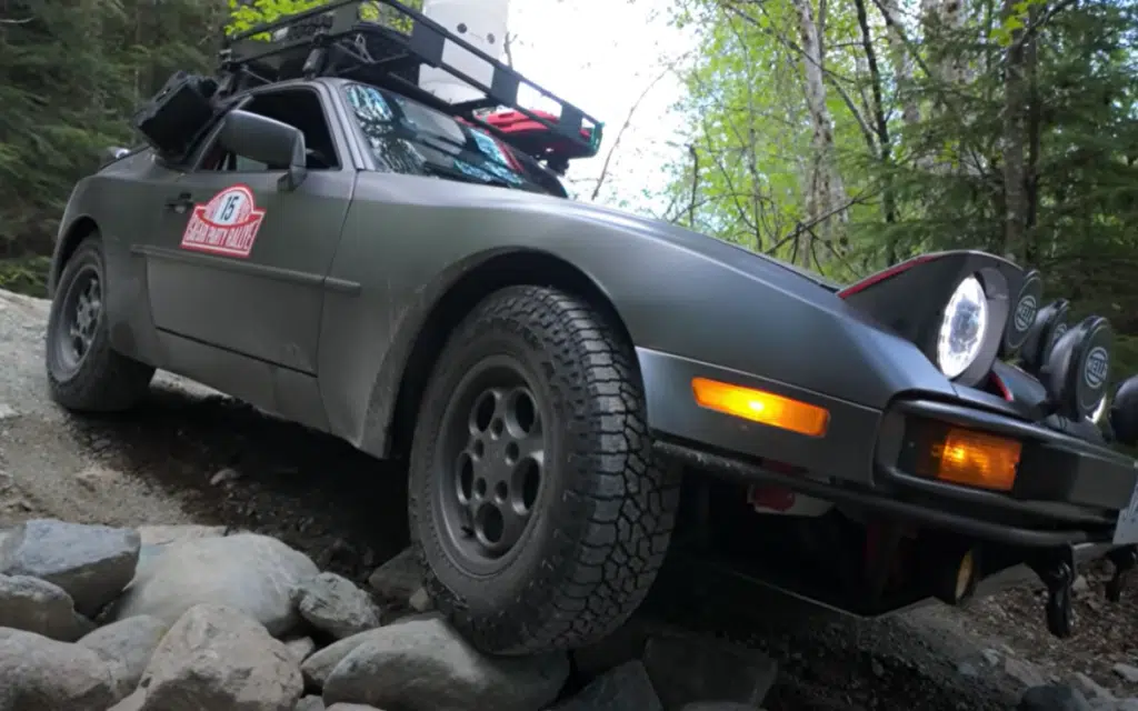 This might be the weirdest Porsche ever made – a lifted, V8-swapped 944 that was driven into a river just to prove a point.
