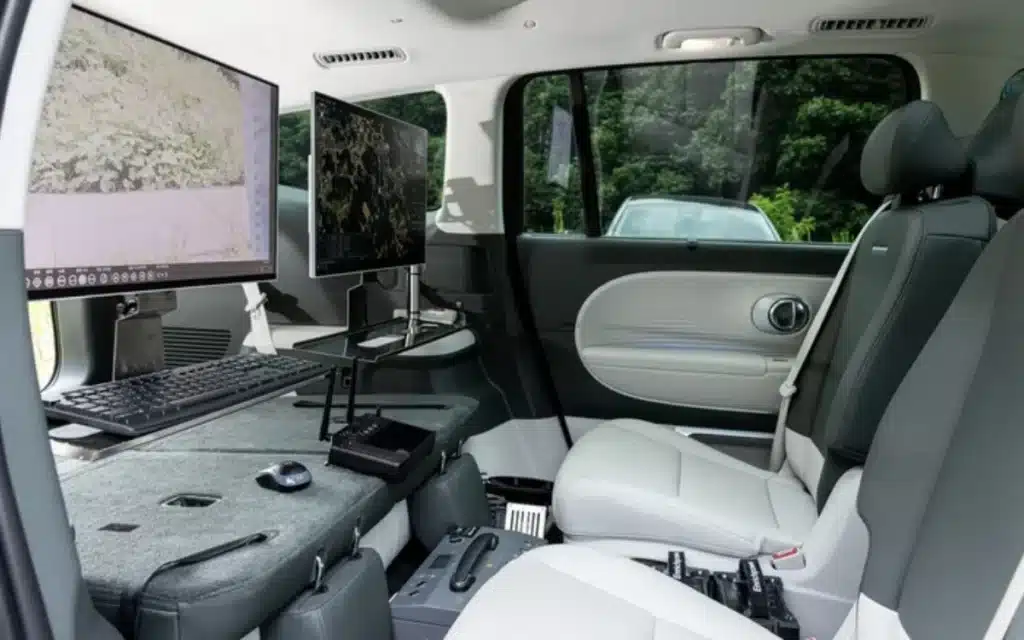 Hyundai has transformed the new Ioniq 9 into a mobile Seed Ball Drone Station that drops seed bombs to help reforest wildfire zones