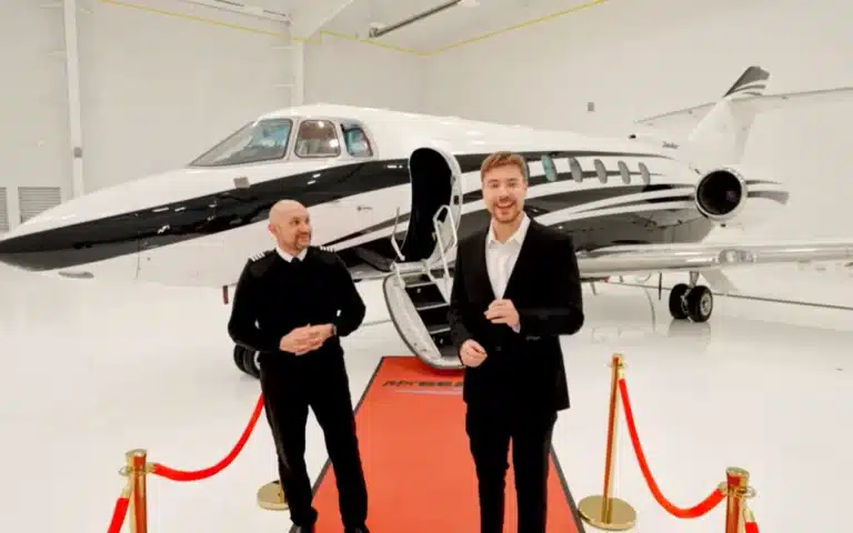 MrBeast dared a pilot to live 100 days inside a $2.5 million private jet without touching the ground, and if he made it, the jet was his