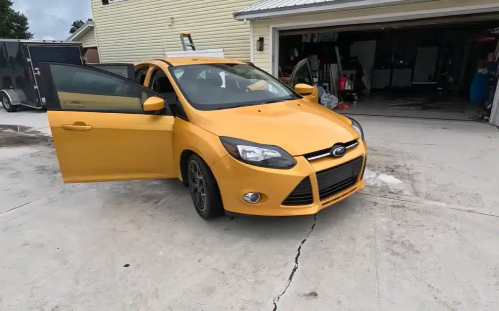 This 13-year-old Ford Focus started as a gift from McDonald’s, survived a crash, and just got a backyard rebuild from a Florida man that's turning heads