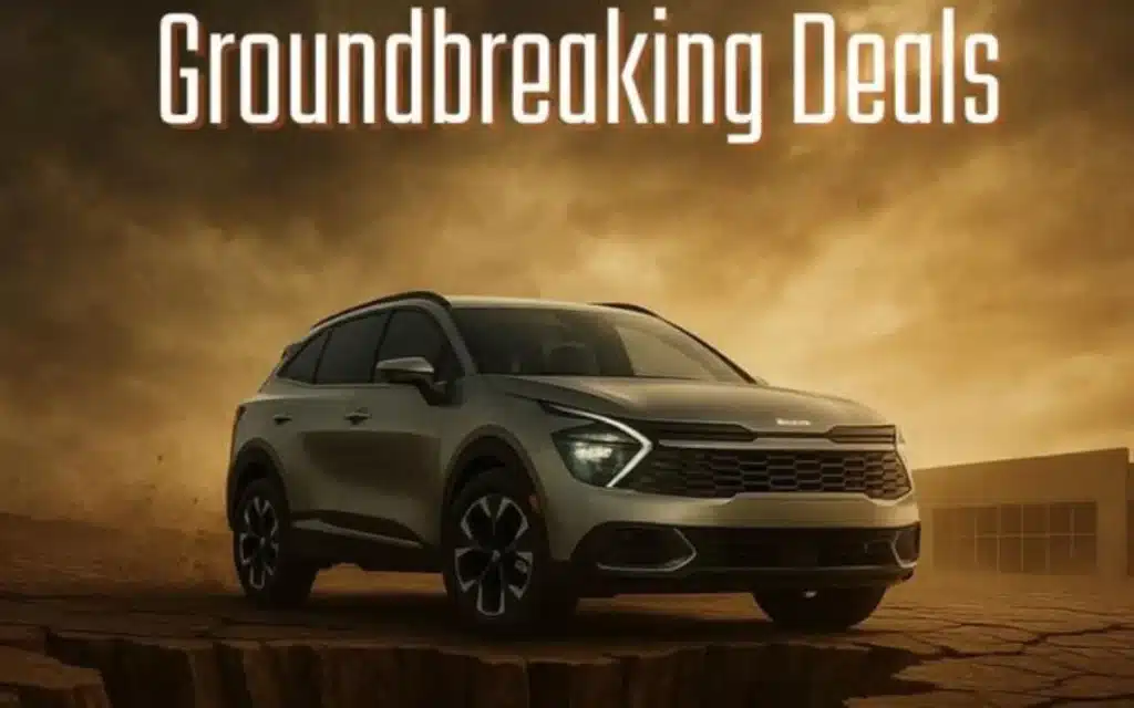 A Kia dealership in Pennsylvania is selling sinkhole-swallowed cars at a discount, turning the incident into a viral 'groundbreaking deals' promo