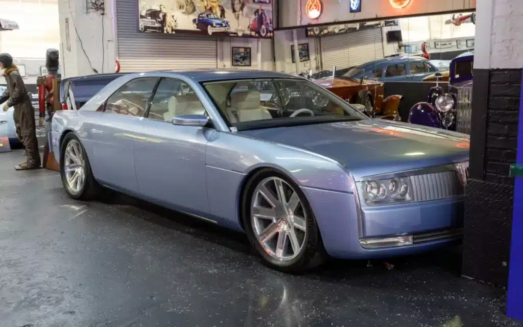 Lincoln once built a V12-powered luxury concept car – the Lincoln Continental Concept – with an Aston Martin engine and suicide doors, and it's up for auction