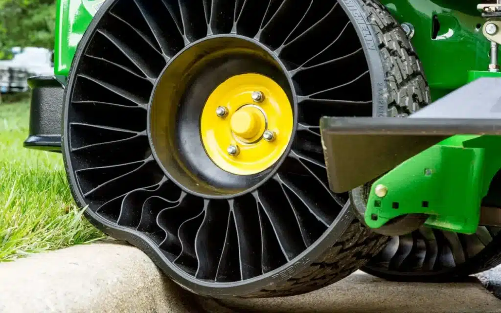 Companies like Michelin have been developing airless tires for years, but technical challenges and industry hurdles are keeping them off the road