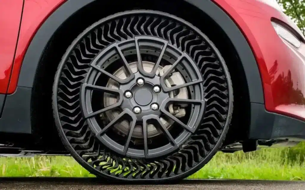 Companies like Michelin have been developing airless tires for years, but technical challenges and industry hurdles are keeping them off the road