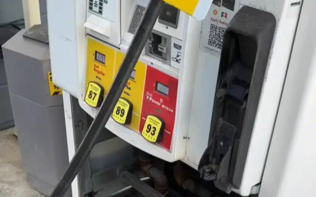 A TikToker went viral after spotting a gas pump with three fuel options but only two tanks, sparking a hilarious lesson on how midgrade gas is really made