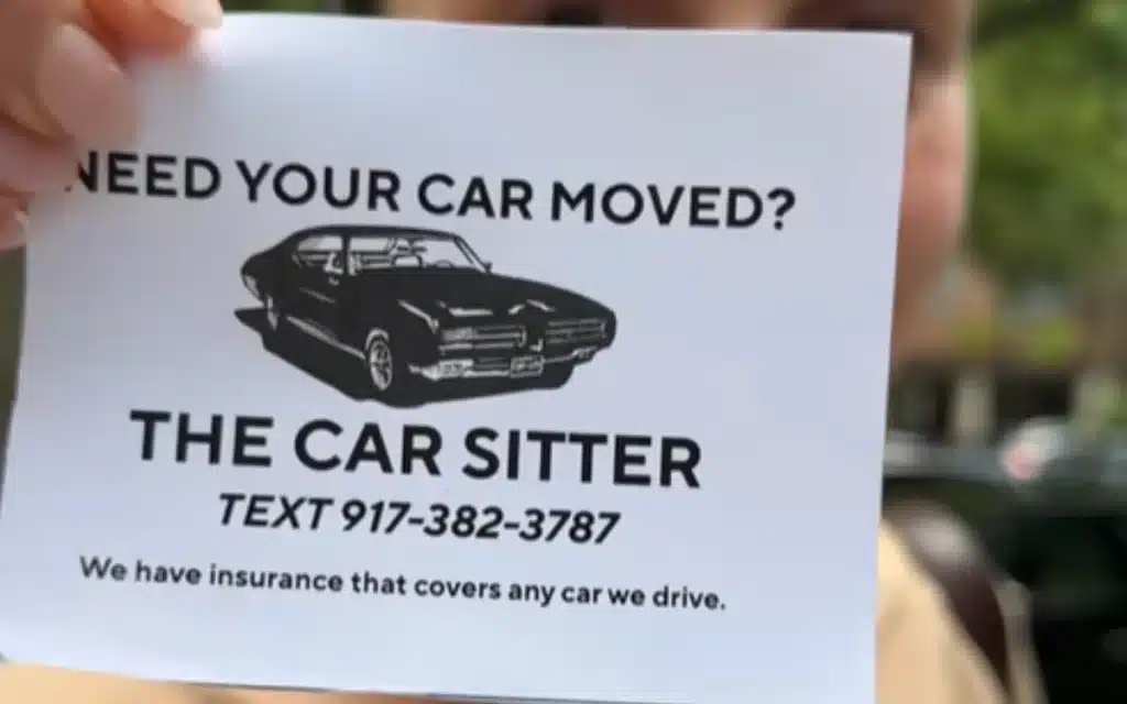 This NYC girl boss turned car-sitting into a viral side hustle, earning hundreds a day saving drivers from parking tickets