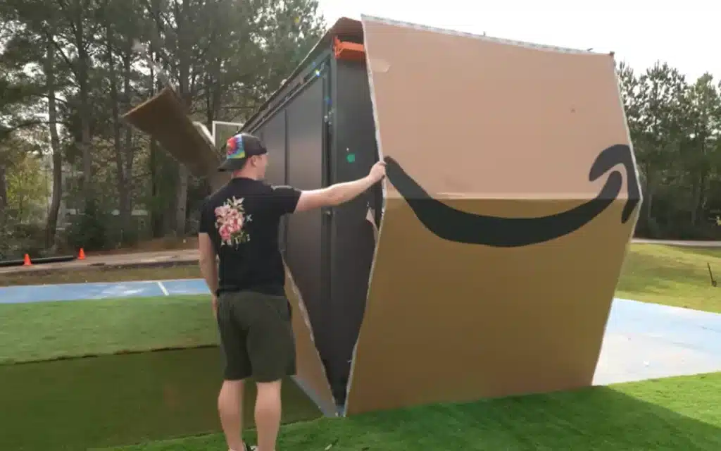 This YouTuber bought a $39,000 Amazon house and discovered it had no electrical outlets, turning his viral stunt into a hilarious off-grid adventure