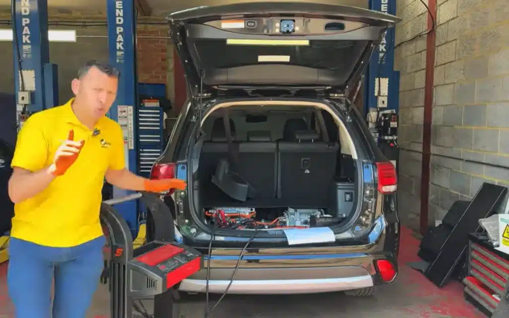 A mechanic brought a dead Mitsubishi Outlander PHEV back to life with a single $1 fuse, saving it from six months of abandonment and a trip to the junkyard