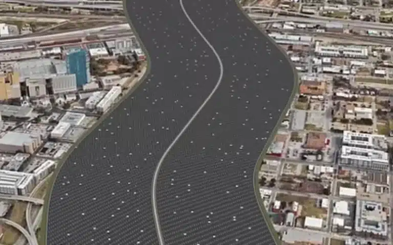 A viral YouTube video asks and answers whether adding more lanes could fix traffic, finding a 100-lane highway could halt delays, but at what cost