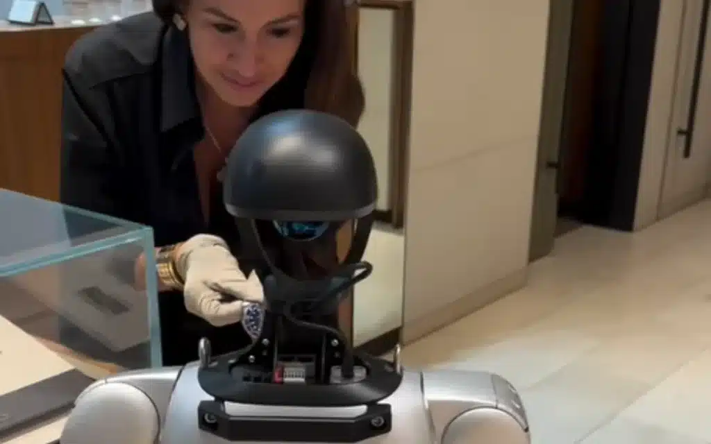 A $100K humanoid robot named KOID walked into a New York Rolex boutique, tried on a GMT-Master II, and left everyone questioning the future of luxury