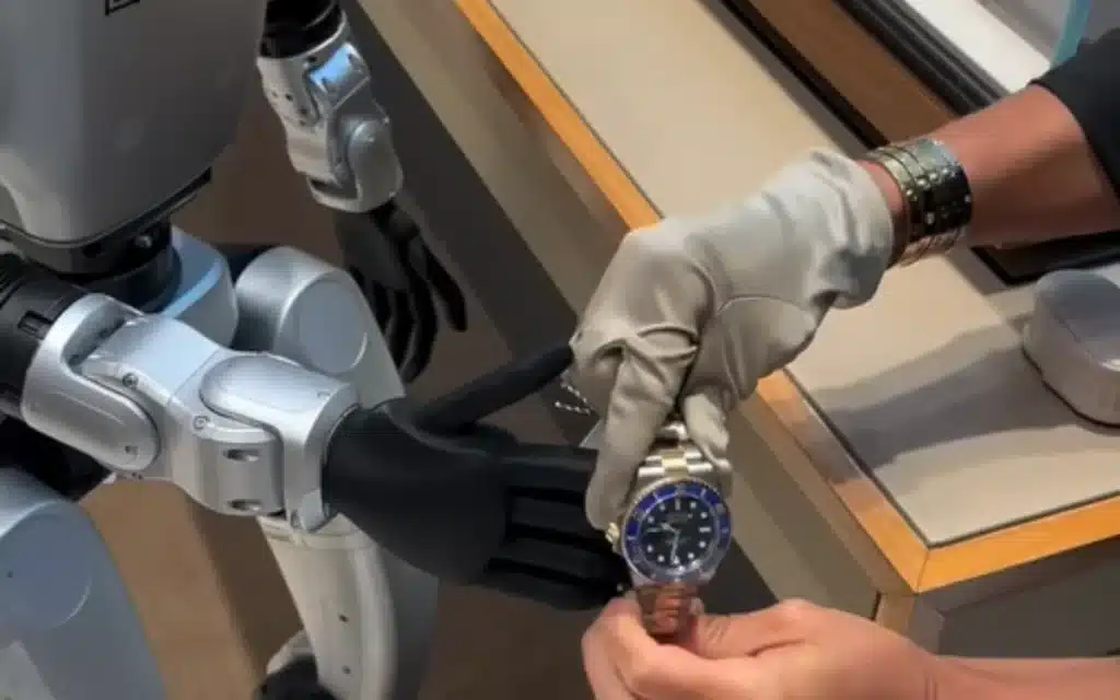 A $100K humanoid robot named KOID walked into a New York Rolex boutique, tried on a GMT-Master II, and left everyone questioning the future of luxury