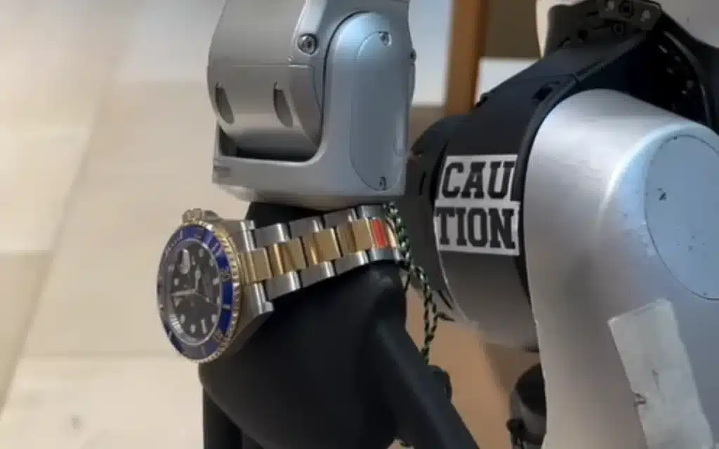 A $100K humanoid robot named KOID walked into a New York Rolex boutique, tried on a GMT-Master II, and left everyone questioning the future of luxury