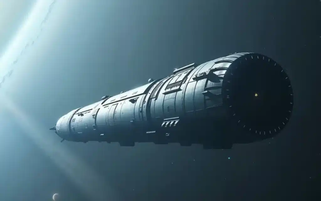 Chrysalis is a city-sized generational ship concept designed for a 400-year journey to Alpha Centauri, sustaining thousands with forests and farms