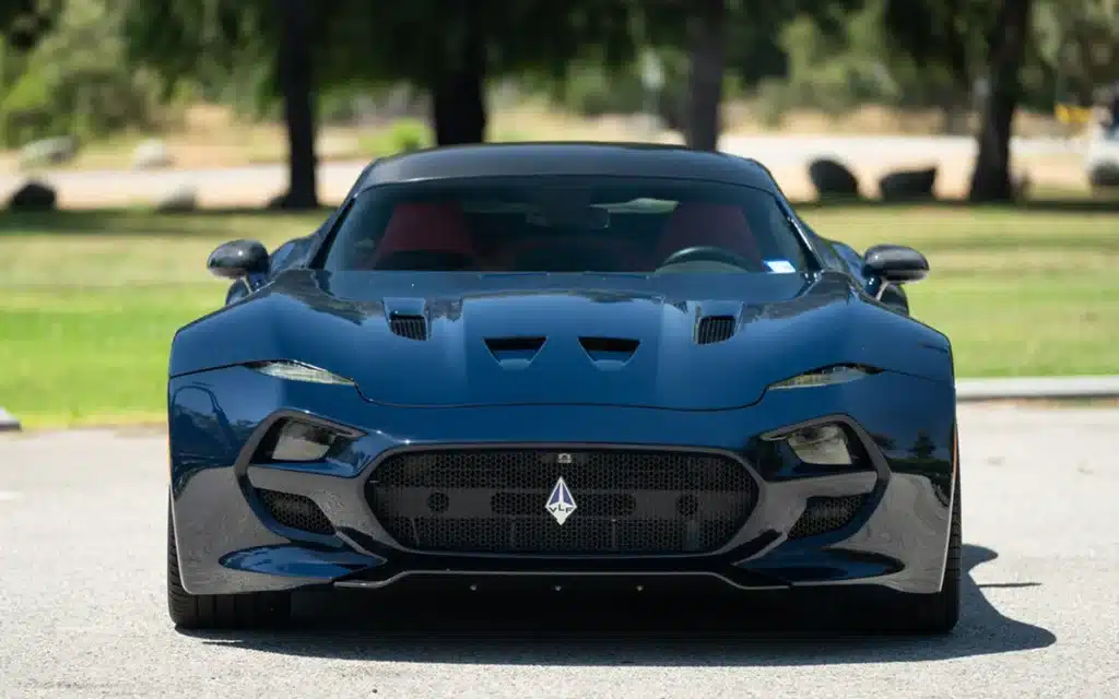 The VLF Force 1 V10 is a 1-of-5 American supercar born from a Dodge Viper, reimagined in carbon fiber by Henrik Fisker and Bob Lutz