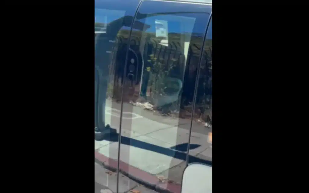 A Las Vegas passenger shares his ride inside an Amazon-owned Zoox robotaxi, revealing a futuristic, driverless experience