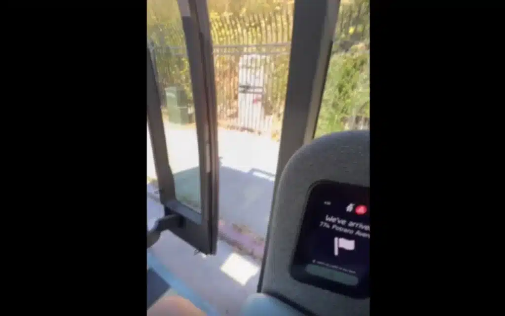 A Las Vegas passenger shares his ride inside an Amazon-owned Zoox robotaxi, revealing a futuristic, driverless experience