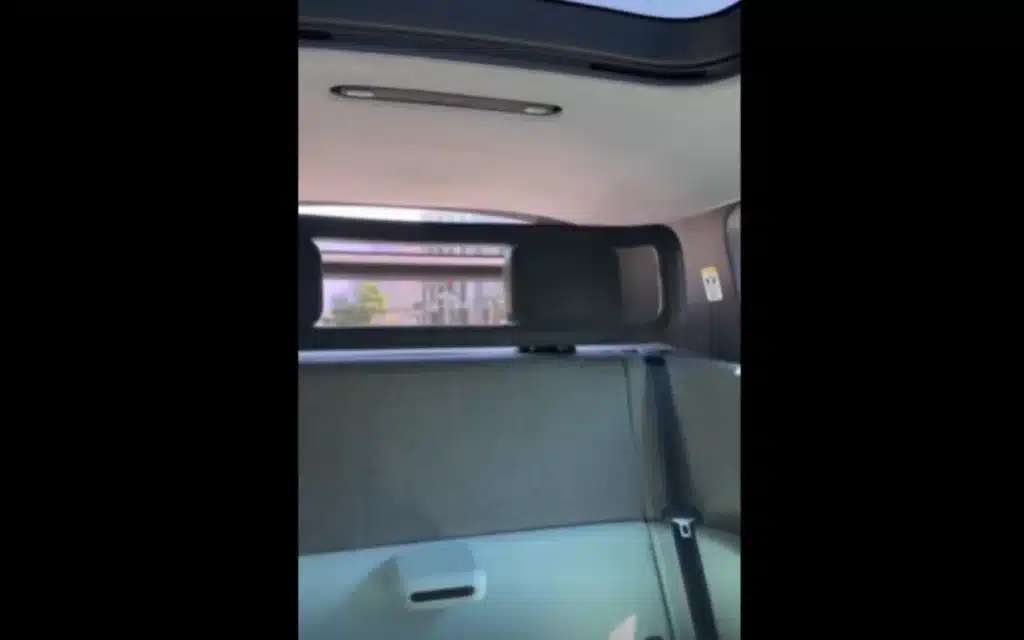 A Las Vegas passenger shares his ride inside an Amazon-owned Zoox robotaxi, revealing a futuristic, driverless experience