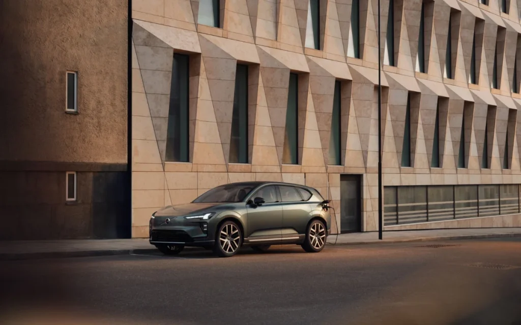 The Volvo EX60 claims enough range to drive from Paris to Amsterdam nonstop, and it’s designed to make that distance feel normal