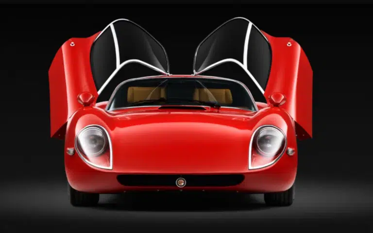 A stunning, hand-built tribute to the 1967 Alfa Romeo Tipo 33 Stradale, the PPW R33 revives a legendary icon with a modern V8 and retro styling