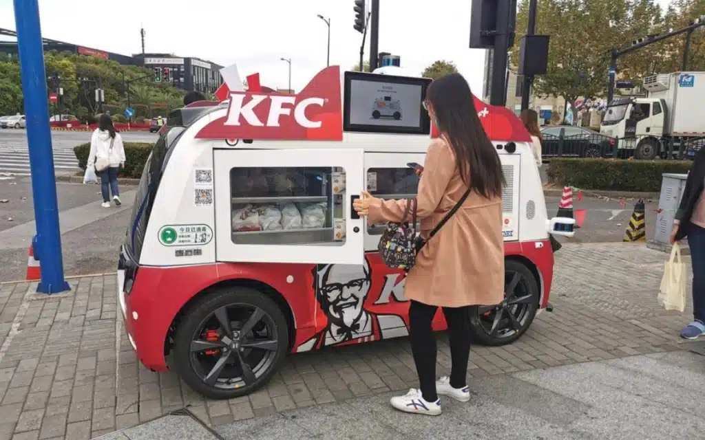 Self-driving KFC food truck is trying to be the future of food delivery