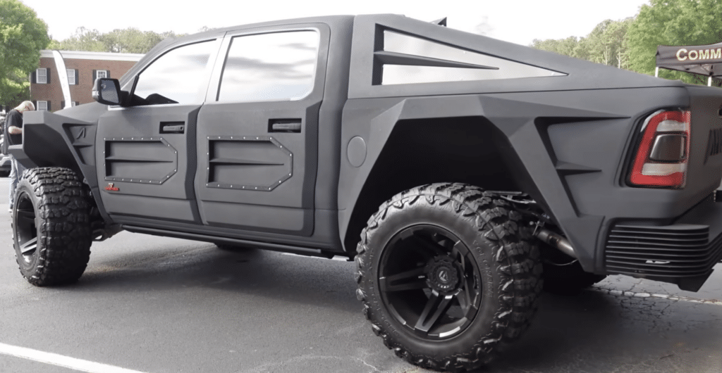 Shaq attended car show in customized armored truck fit for apocalypse