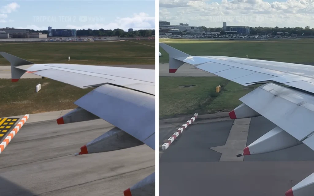 A stunning side-by-side clip comparing a real-world Airbus A380 departure with footage from Microsoft Flight Simulator has left aviation fans amazed.