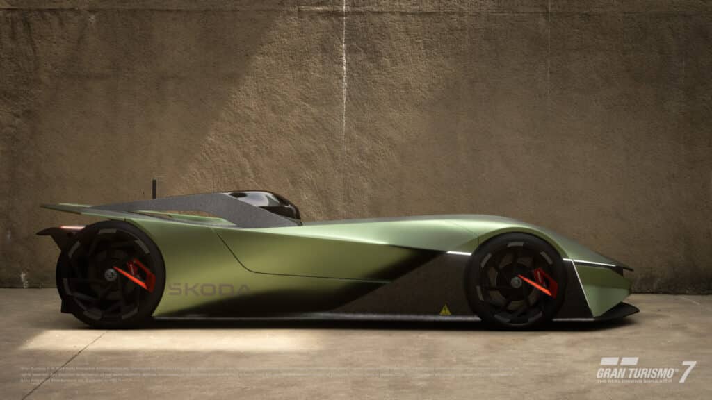 Skoda unveils futuristic electric single-seater concept for Gran Turismo