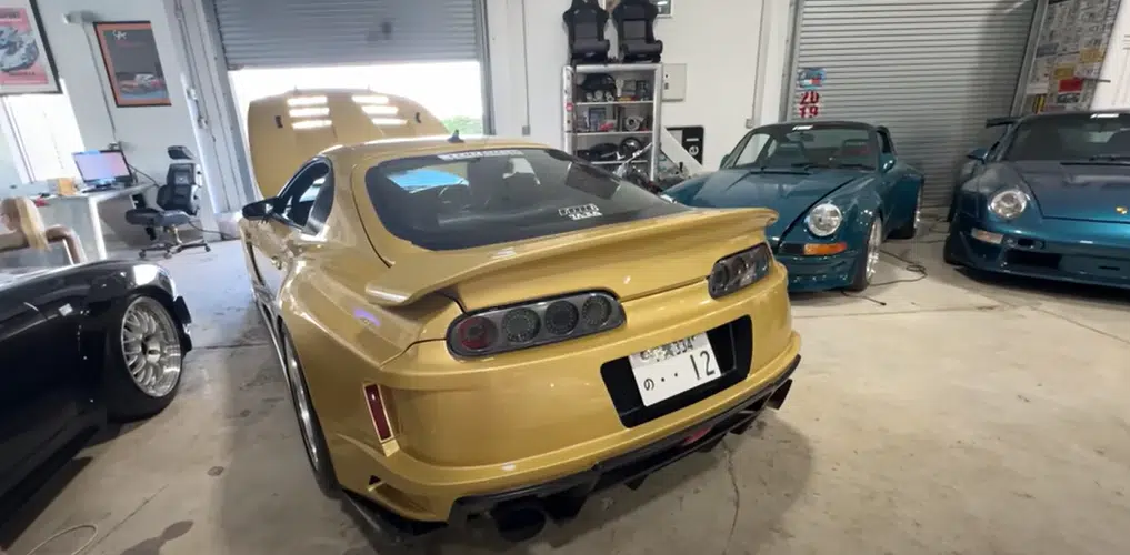 Smokey Nagata’s final Supra is a twin-turbo v12 rocket ship in Florida