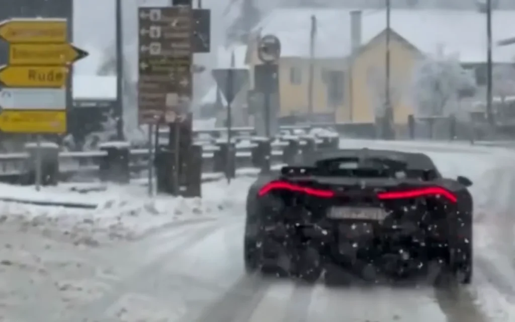 Bugatti CEO Mate Rimac has shown off the process of starting his Bugatti Tourbillon in the snow - and it has left people wowed