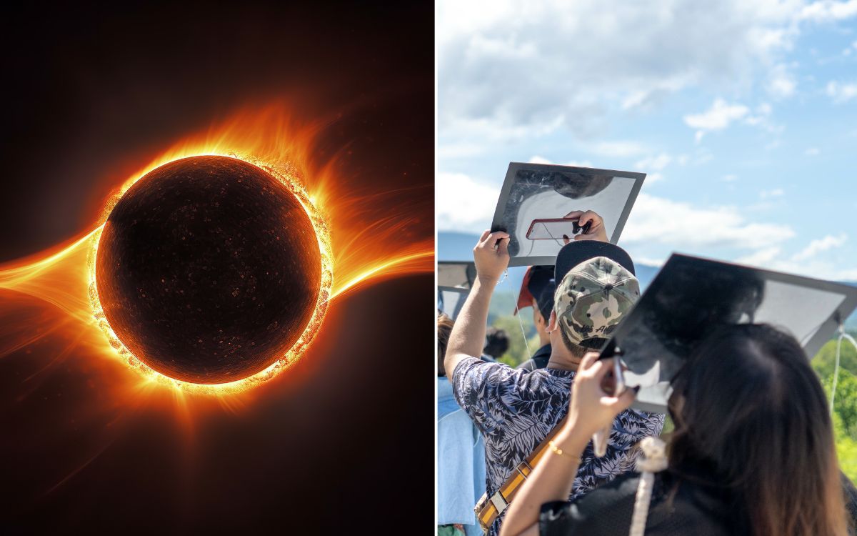 Solar eclipse - ring of fire