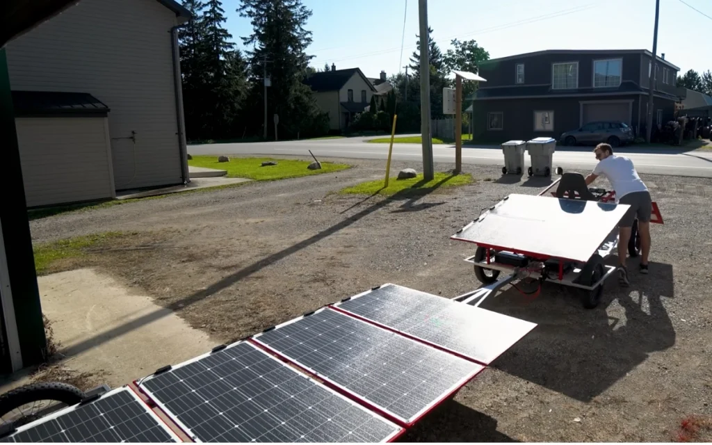 Could an infinite range electric car powered by solar panels actually work?