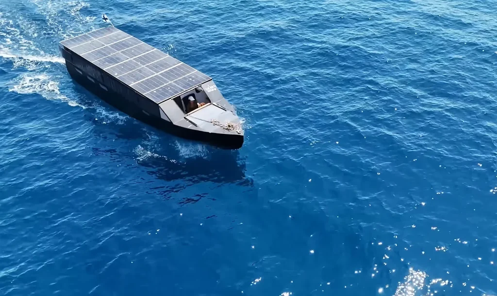 Man who built $20,724 solar-powered yacht that can run forever passes 3,000 nautical miles having used zero fuel