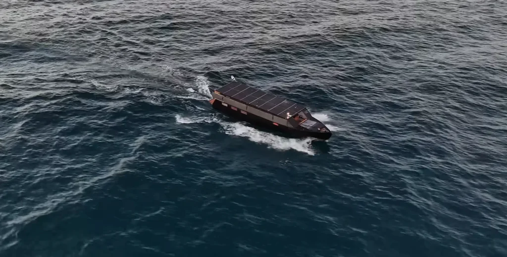 Man who built $20,724 solar-powered yacht that can run forever passes 3,000 nautical miles having used zero fuel