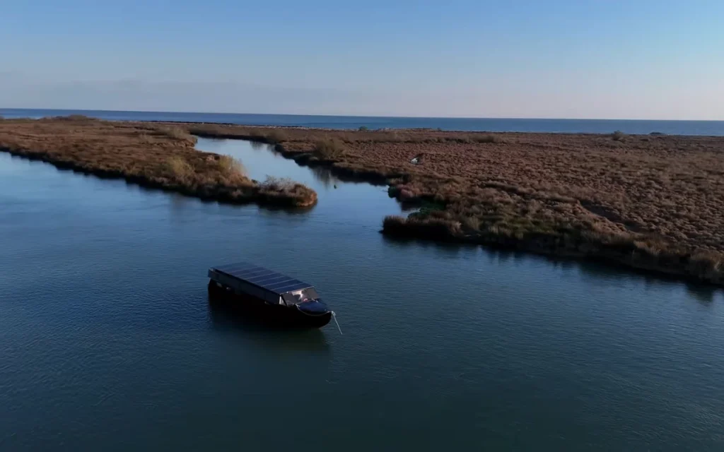 A solar-powered yacht harnessing clean energy was slicing through the Mediterranean waves, and its captain couldn’t have been more excited.