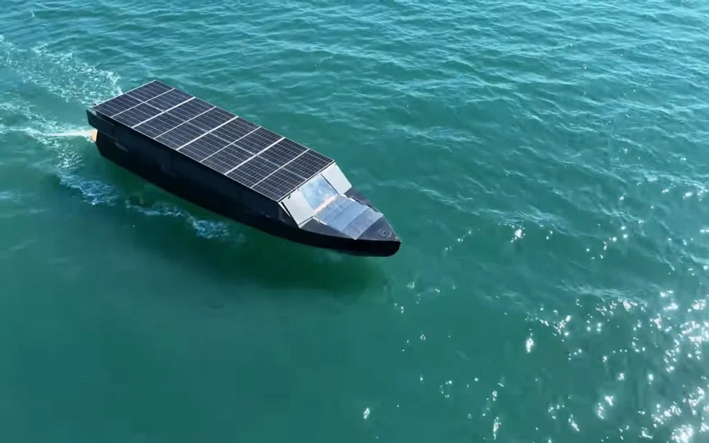 A solar-powered yacht harnessing clean energy was slicing through the Mediterranean waves, and its captain couldn’t have been more excited.