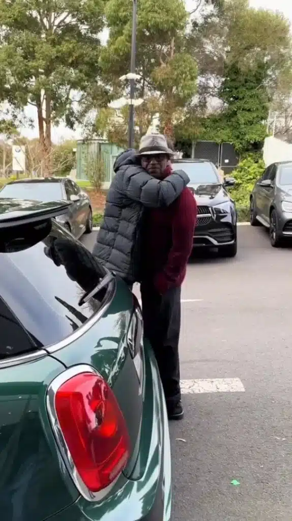 son gifts mini cooper s to dad on birthday