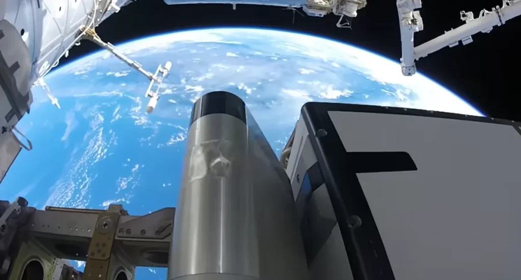 Nerve-wracking footage shows the POV of an astronaut doing a spacewalk on the International Space Station traveling at 17,500 mph 