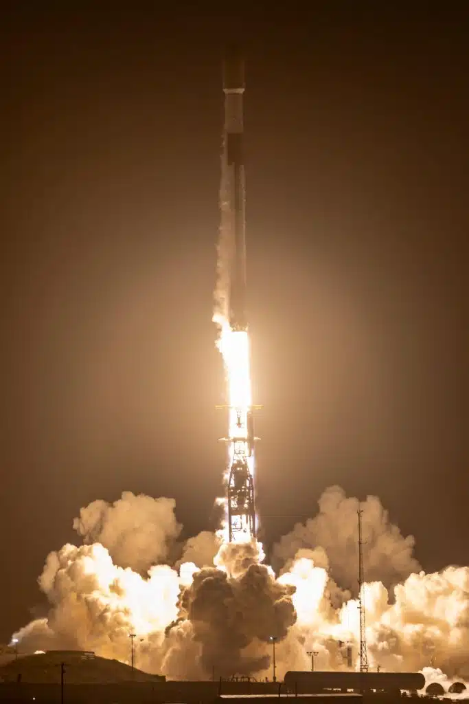 SpaceX just launched 26 satellites from California and landed a rocket on a boat like it’s no big deal