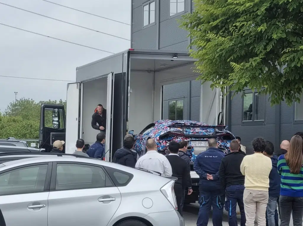 Spy shot reveals Bugatti Chiron successor prototype for first time