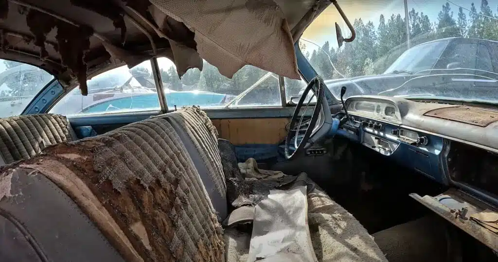 After rescuing a 1960 Ford Starliner this US man found a rare surprise hiding beneath the paint