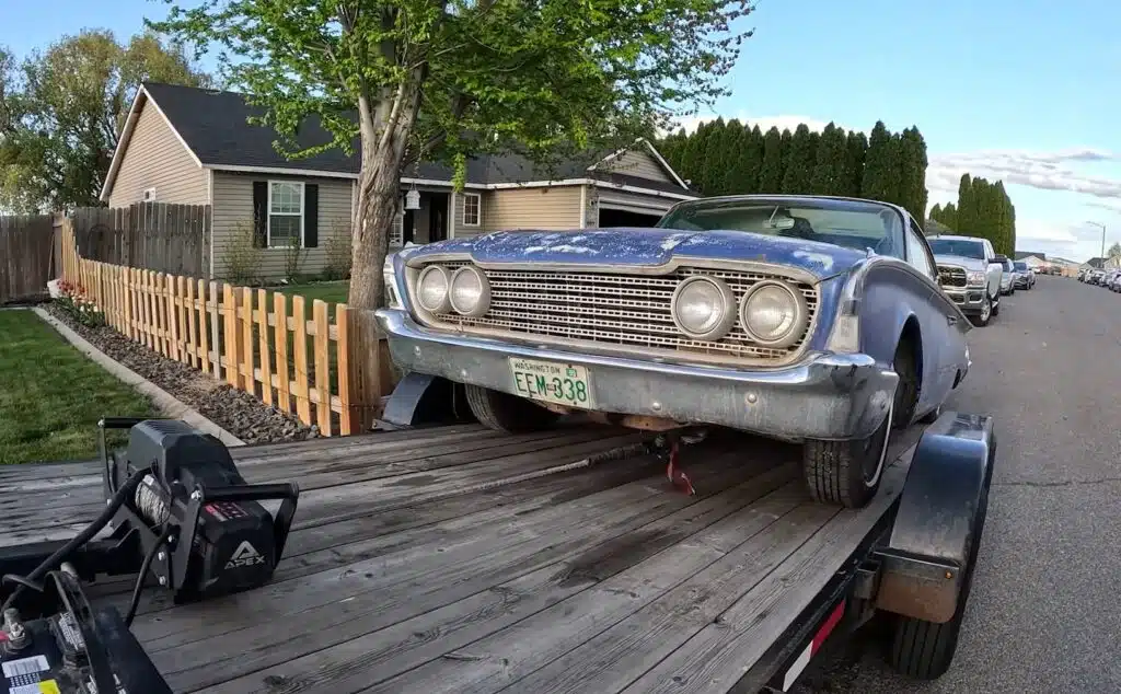 After rescuing a 1960 Ford Starliner this US man found a rare surprise hiding beneath the paint