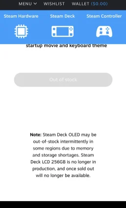 Valve has confirmed that the Steam Deck OLED is out of stock in some regions, and artificial intelligence (AI) is being blamed