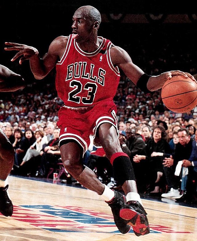 Michael Jordan is a Chicago Bulls icon