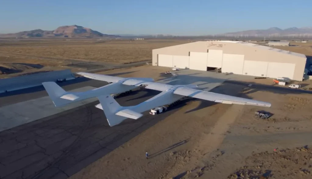 Inside a Mojave facility engineers are building Stratolaunch, the record-breaking carbon fiber aircraft set to reshape high-altitude flight