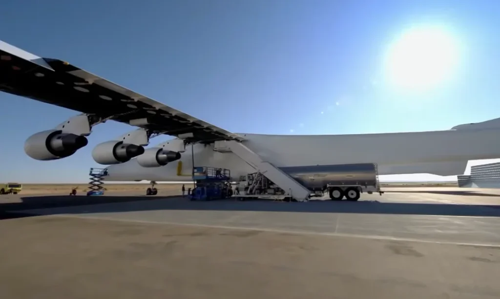 Inside a Mojave facility engineers are building Stratolaunch, the record-breaking carbon fiber aircraft set to reshape high-altitude flight
