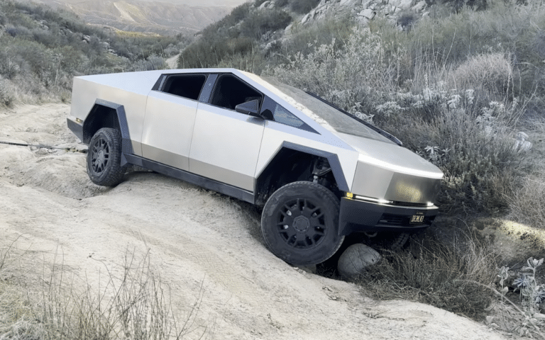 Tesla Cybertruck owner attempts California off-road adventure then hits trouble