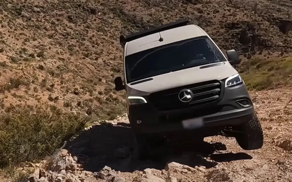 Inexperienced Mercedes Sprinter owner attempts a Utah Jeep trail and learns a hard lesson